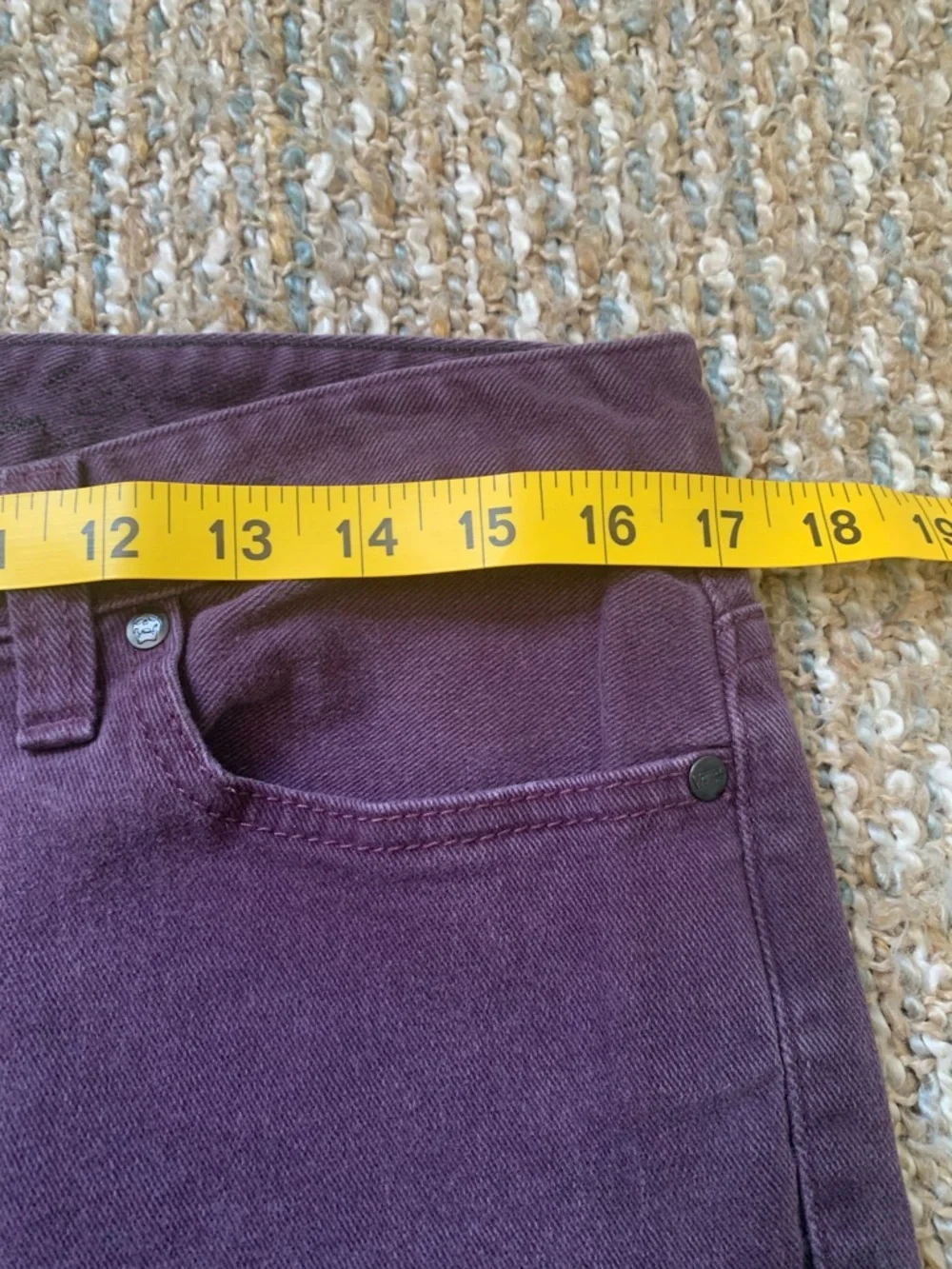 Vans Men's Straight Jeans - Deep Plum